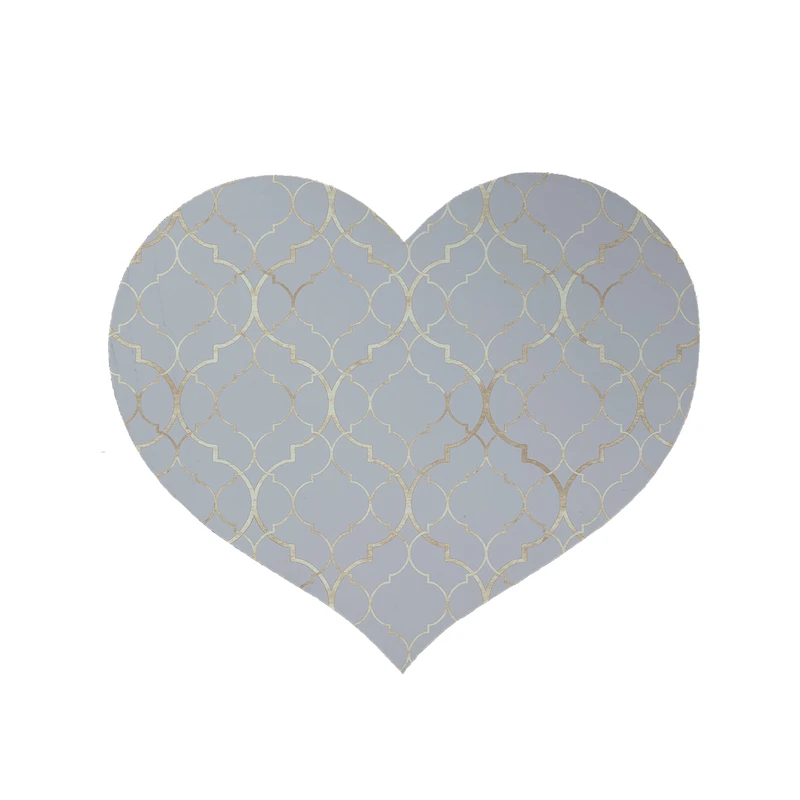 پادری مدل قلب طرح فانتزی کد 8600 سایز 90 × 90 سانتی متر