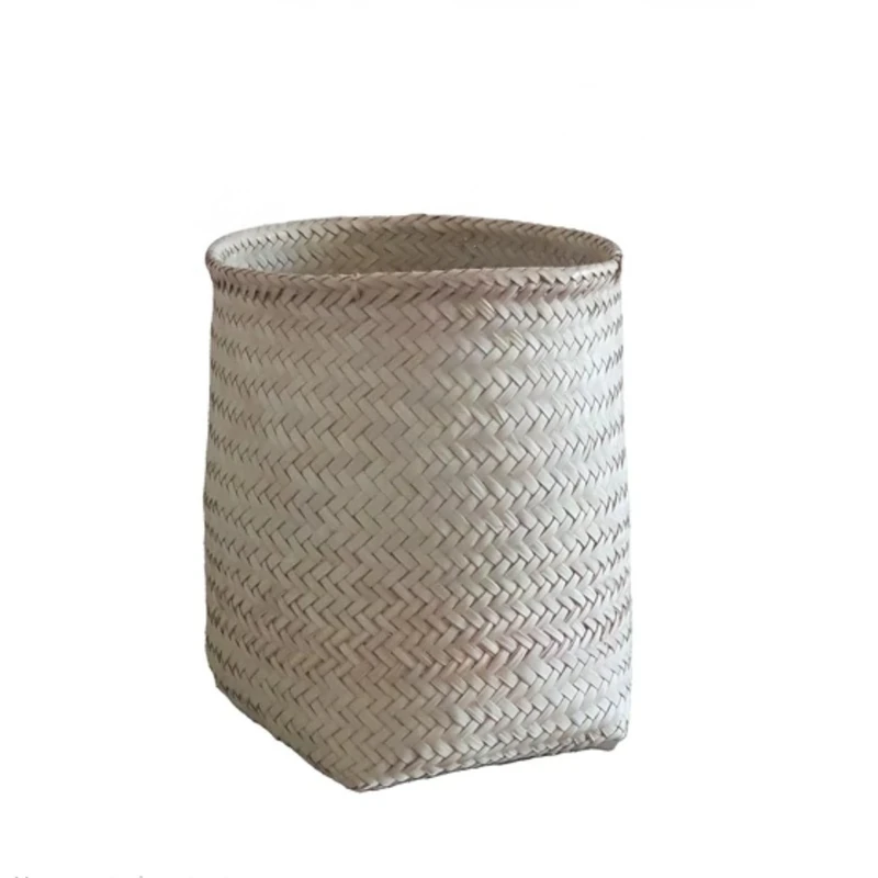 گلدان حصیری مدل استوانه کد 40cm