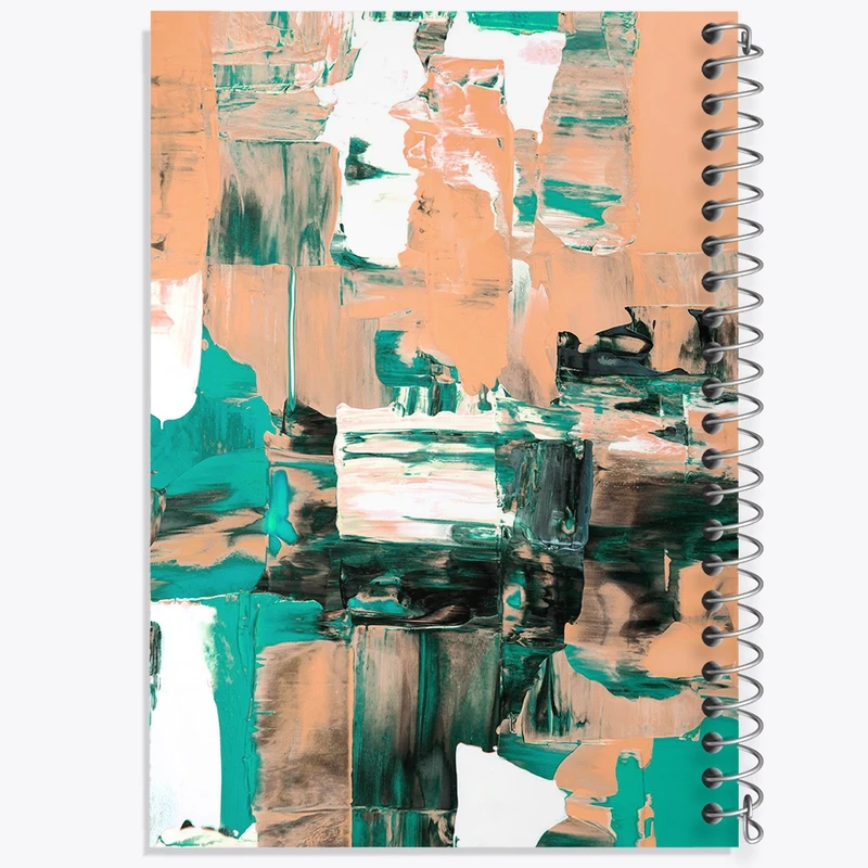 دفتر لیست خرید 50 برگ خندالو طرح انتزاعی کد F2285