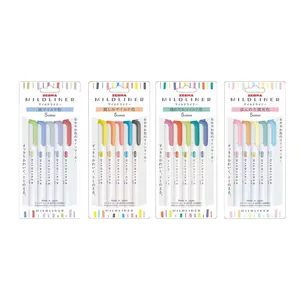 ماژیک علامت گذار زبرا مدل MILDLINER مجموعه 4 عددی