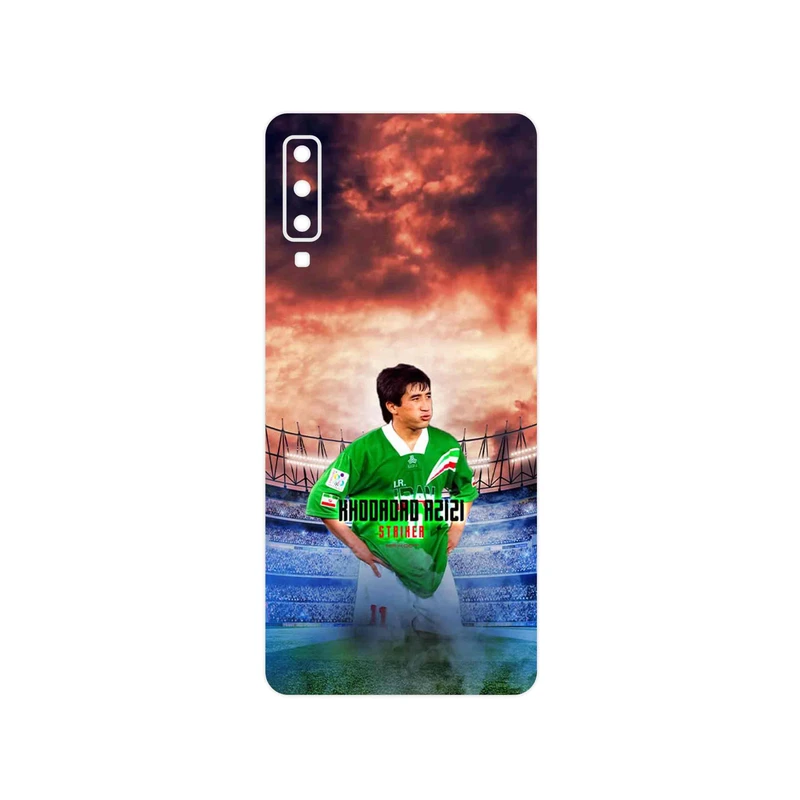 برچسب پوششی ماهوت مدل Khodadad Azizi مناسب برای گوشی موبایل سامسونگ Galaxy A7 2018