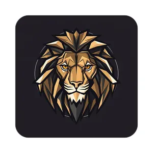 زیر لیوانی کاکتی طرح شیر مدل mp24104