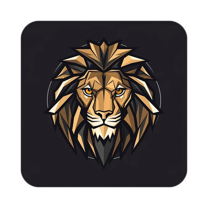 زیر لیوانی کاکتی طرح شیر مدل mp24104