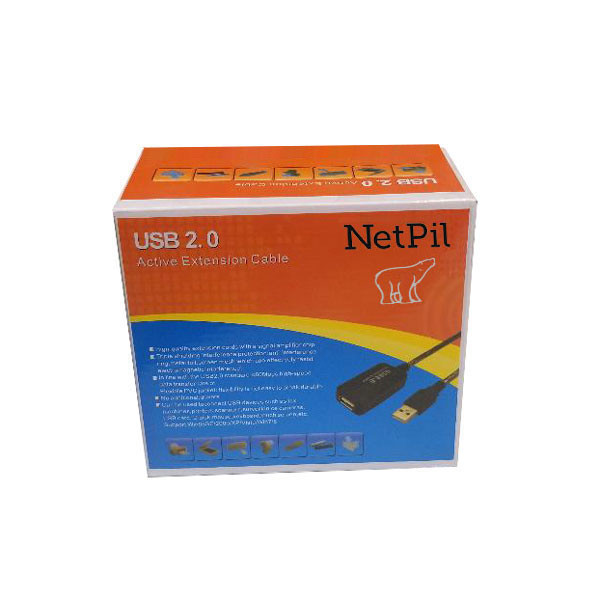 کابل افزایش طول USB نت پیل مدل P15 طول 15 متر