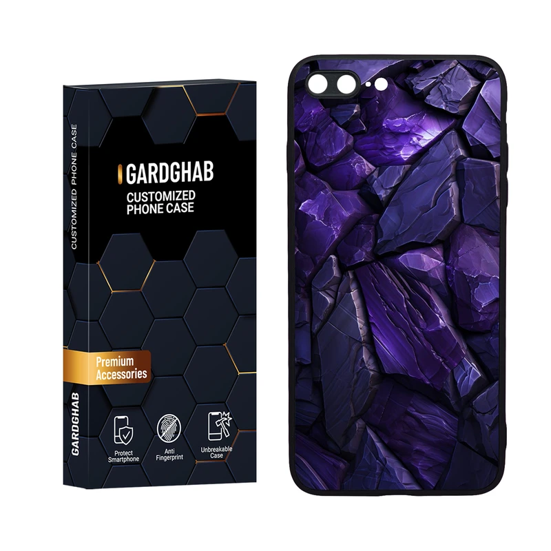 کاور گارد قاب مدل دورژله ای ساده مناسب برای گوشی موبایل اپل iPhone 7 Plus / 8 plus