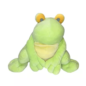 عروسک طرح قورباغه مدل Real Love Frog کد SZ11/891 طول 46 سانتی‌متر