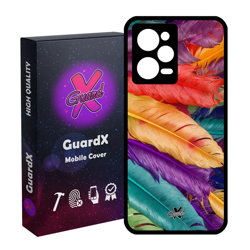 کاور گارد ایکس طرح Feather مدل Glass10180 مناسب برای گوشی موبایل شیائومی Redmi Note 12 Pro 5G/Poco X5 Pro 5G/Note 12 Pro Pro speed