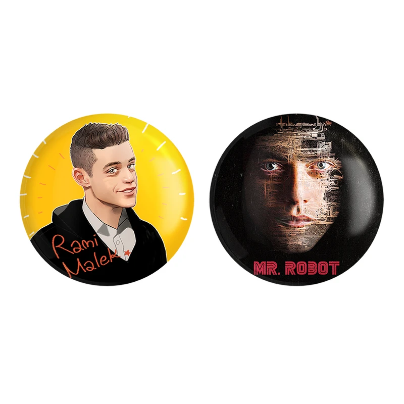 مگنت خندالو طرح الیوت الدرسون سریال آقای ربات Mr.Robot کد 1023110234 مجموعه 2 عددی