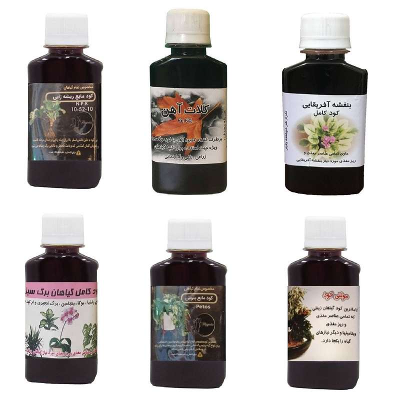 کود مایع فسفر ریشه زایی 10-52-10 و کلات آهن و کود بنفشه آفریقایی و گیاهان برگ سبز و کود پتوس و مولتی کود مدل life drop حجم 120 میلی لیتر کود مایع فسفر ریشه زایی 10-52-10 و کلات آهن و کود بنفشه آفریقایی و گیاهان برگ سبز و کود پتوس و مولتی کود مدل life drop حجم 120 میلی لیتر