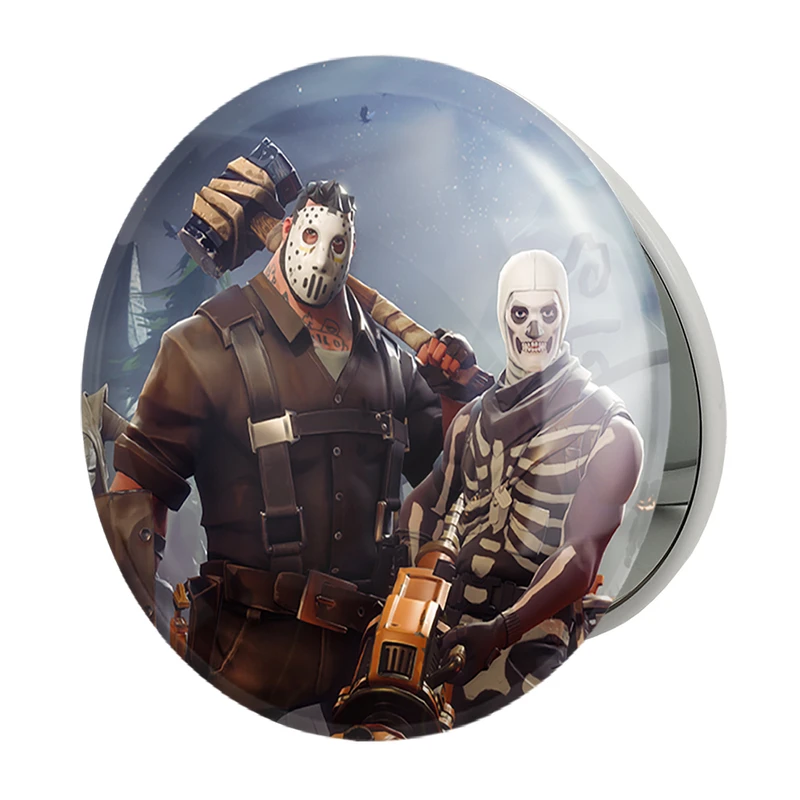 آینه جیبی خندالو طرح باشگاه بارسلونا مدل تاشو کد 26283 