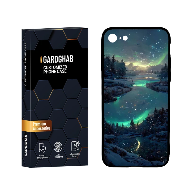 کاور گارد قاب مدل طبیعت مناسب برای گوشی موبایل اپل iPhone 7 / 8 / SE 2020 / SE 2022