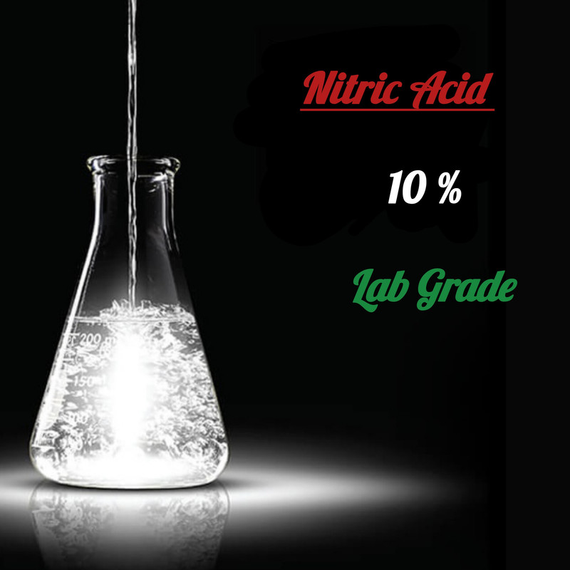اسید نیتریک رفرنس کمیکالز مدل ۱۰ درصد حجم ۱۰۰۰ میلی لیتر