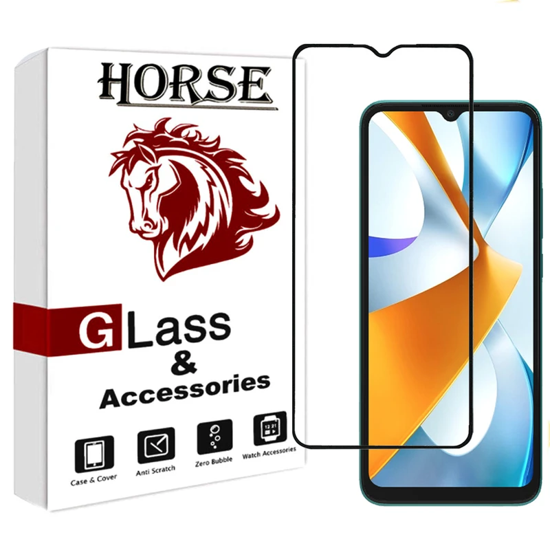 محافظ صفحه نمایش سرامیکی هورس مدل CERAMHORS مناسب برای گوشی موبایل شیائومی Poco C40