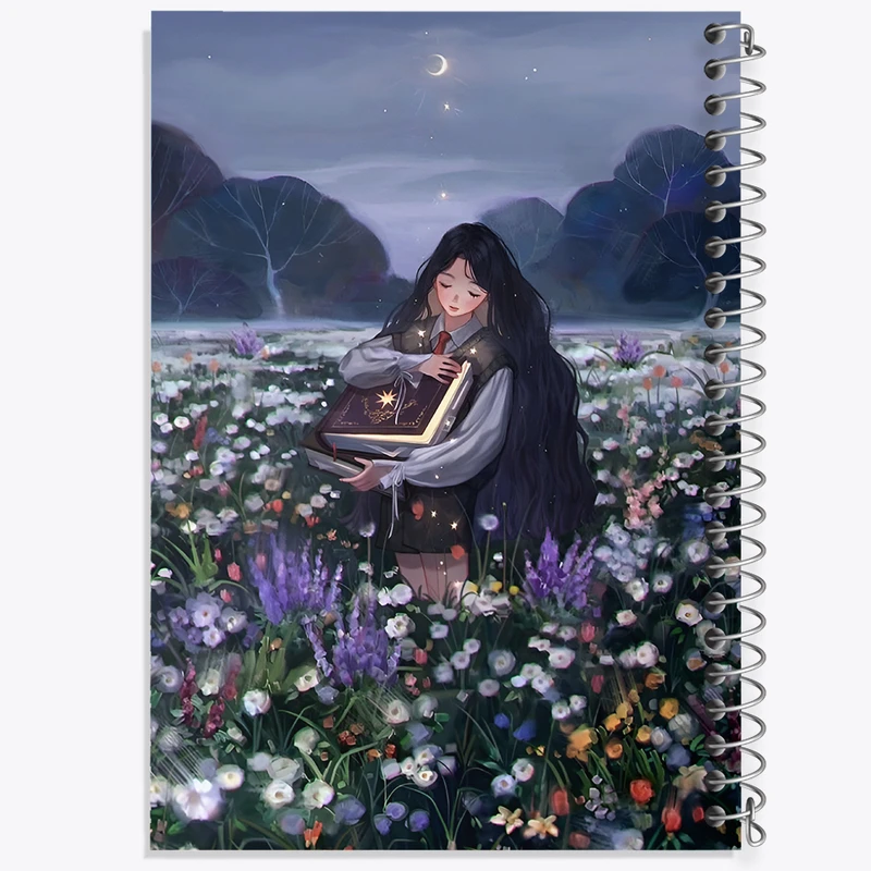 دفتر ژورنال نویسی 50 برگ خندالو مدل نقطه ای طرح دخترانه کد N3083