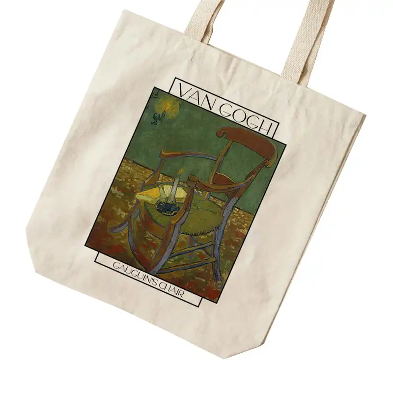 ساک خرید ترمه طراحان ایده مدل صندلی گوگن از ونگوگ کد 0070 - S