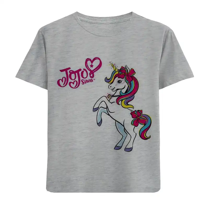 تی شرت آستین کوتاه بچگانه مدل تک شاخ F557