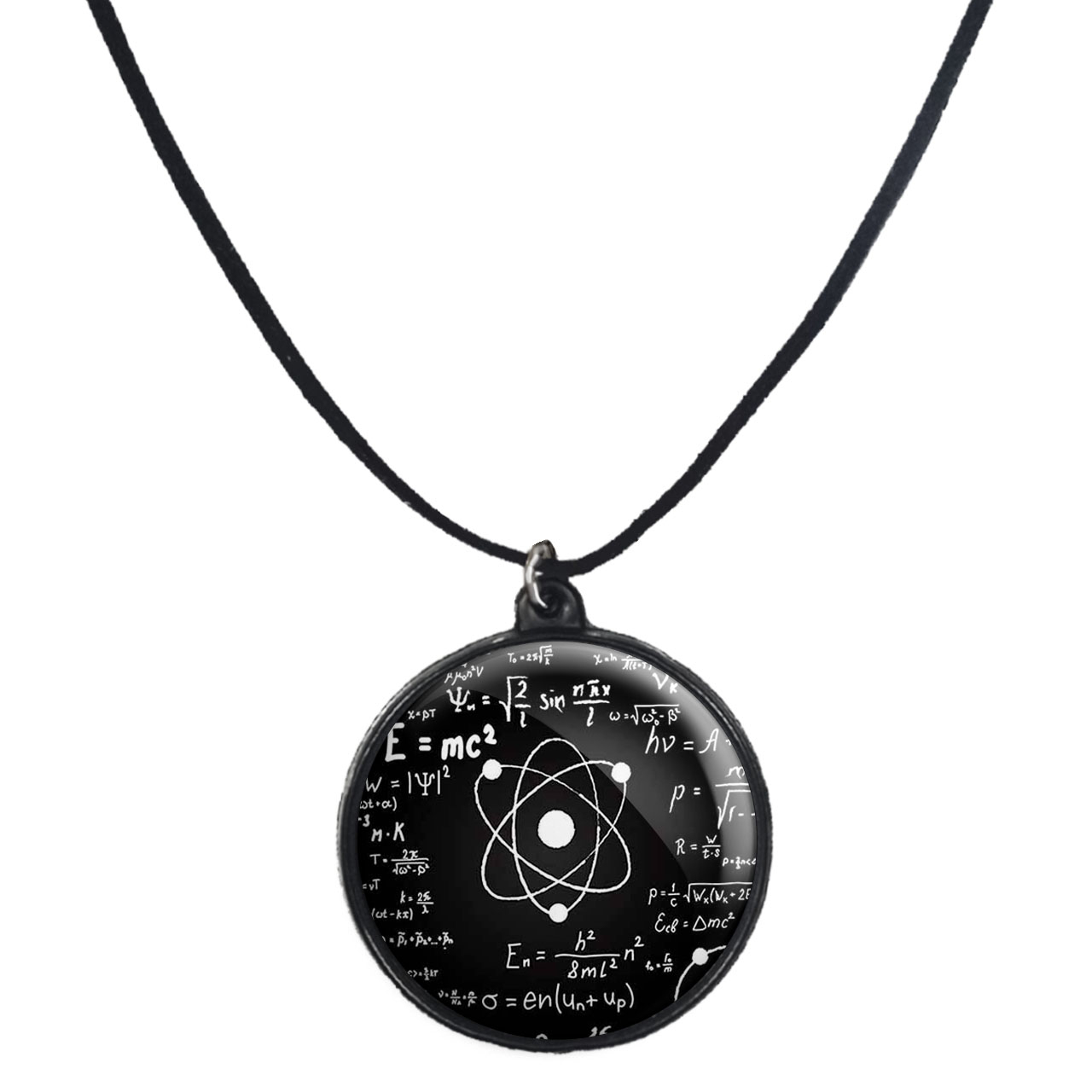 گردنبند پرمانه طرح ریاضی و فیزیک کد pmb.3148 مدل دو طرفه