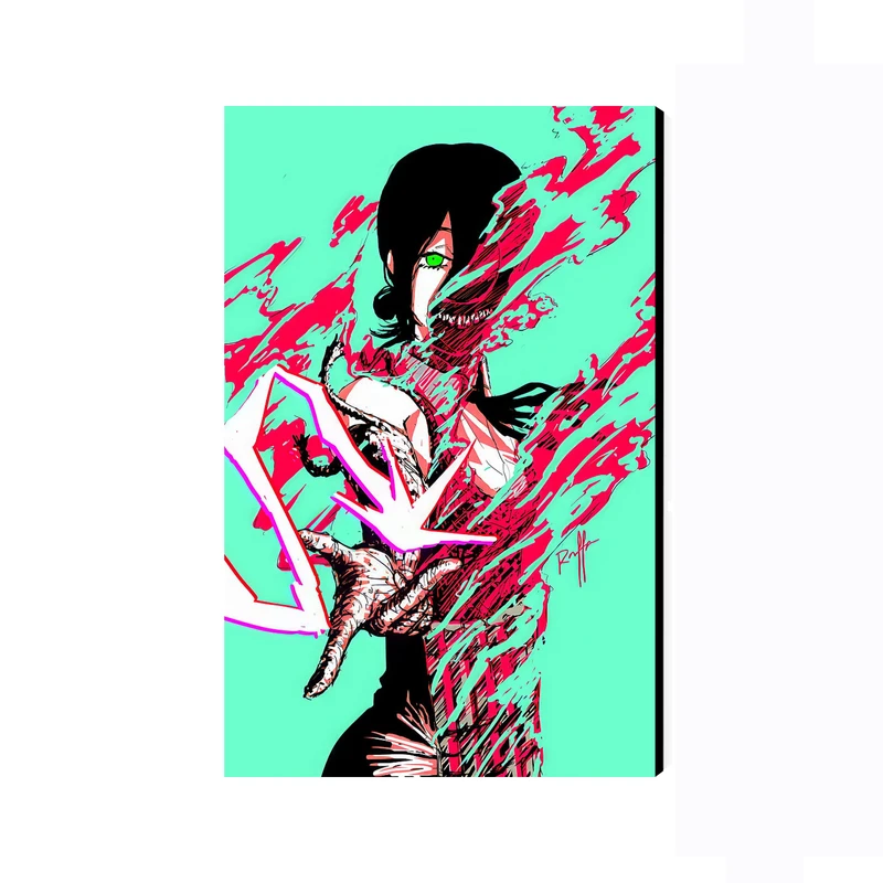 تابلو شاسی عرش مدل انیمه مرد اره ای Chainsaw Man کد As2204