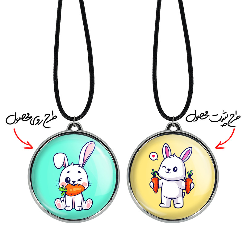 گردنبند خندالو مدل خرگوش Rabbit کد 2622526224