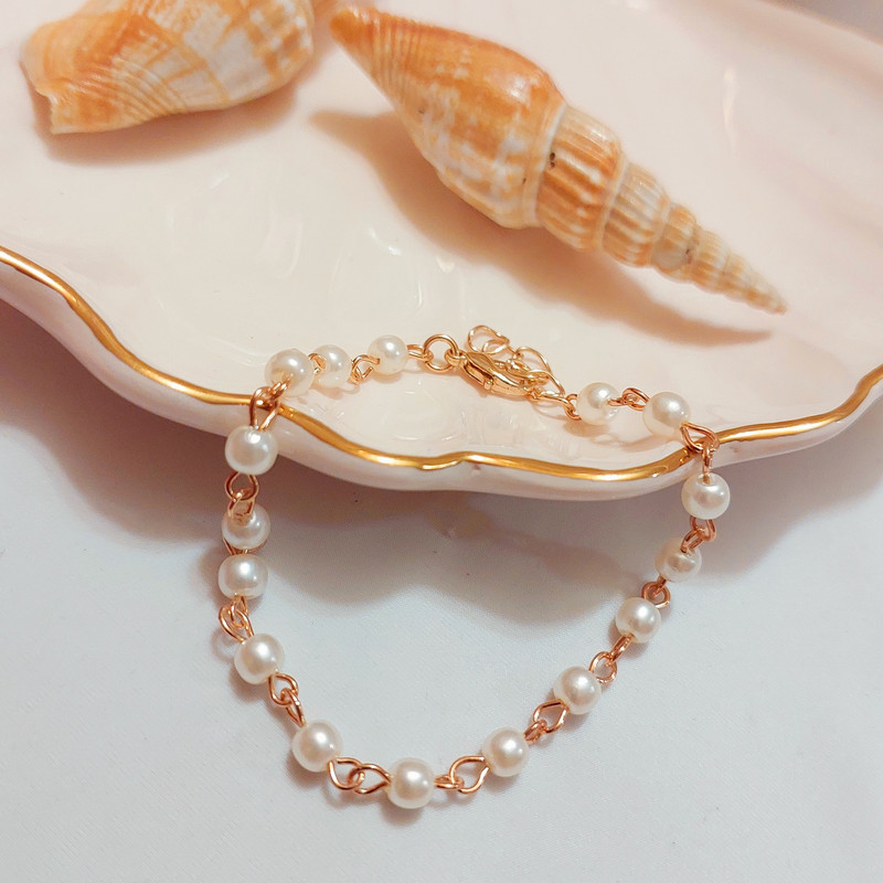 دستبند زنانه مدل مروارید 4 دستبند زنانه مدل مروارید 4