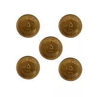 سکه تزئینی مدل 5 ریال جمهوری اسلامی کد CN--05 بسته 5 عددی