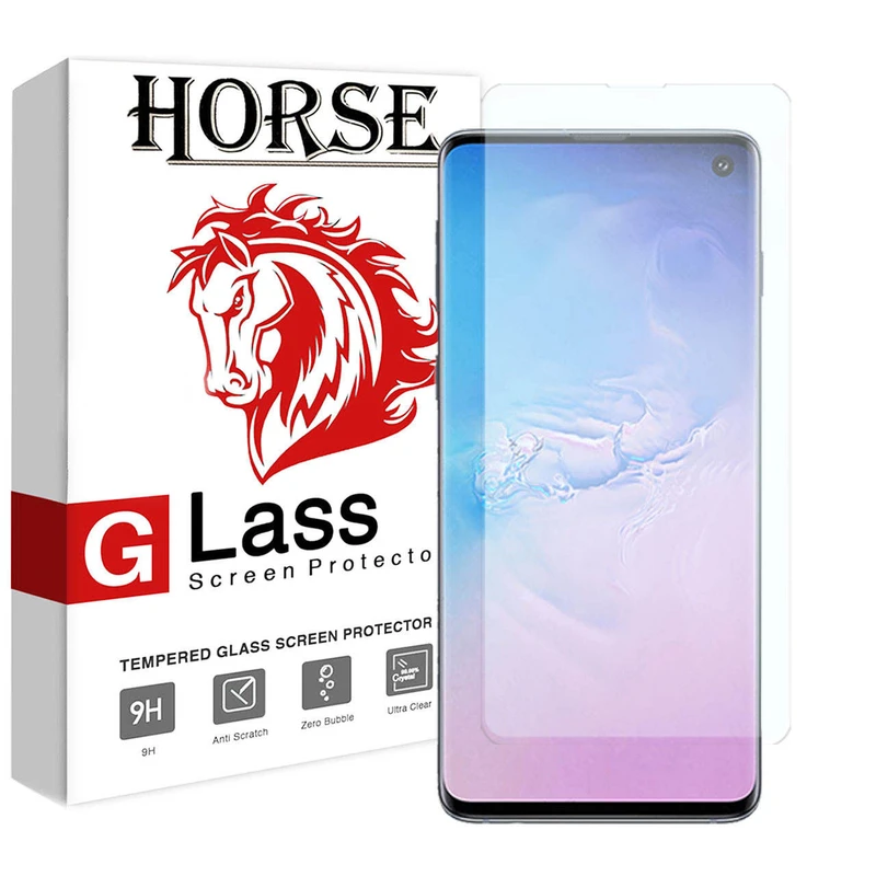 محافظ صفحه نمایش یووی لایت هورس مدل LVB مناسب برای گوشی موبایل سامسونگ Galaxy S10