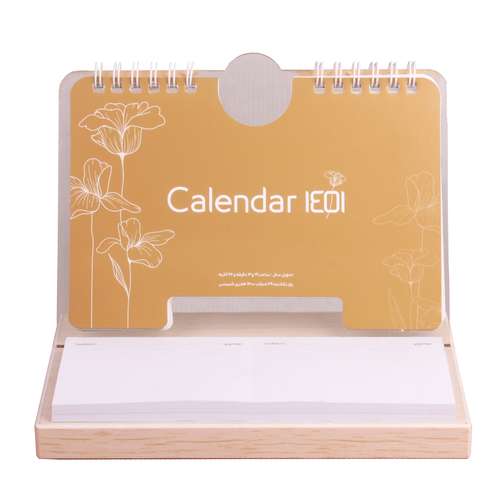 تقویم رومیزی سال 1401 کد p31 به همراه کاغذ یادداشت