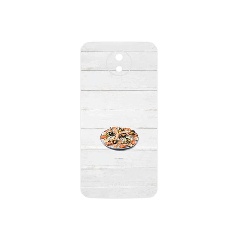 برچسب پوششی ماهوت مدل Seafood مناسب برای گوشی موبایل موتورولا Moto C Plus