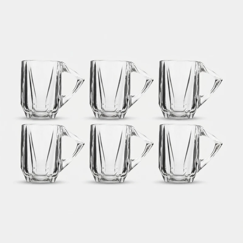 لیوان نوری تازه سری رایز مدل NT17900600W بسته 6 عددی