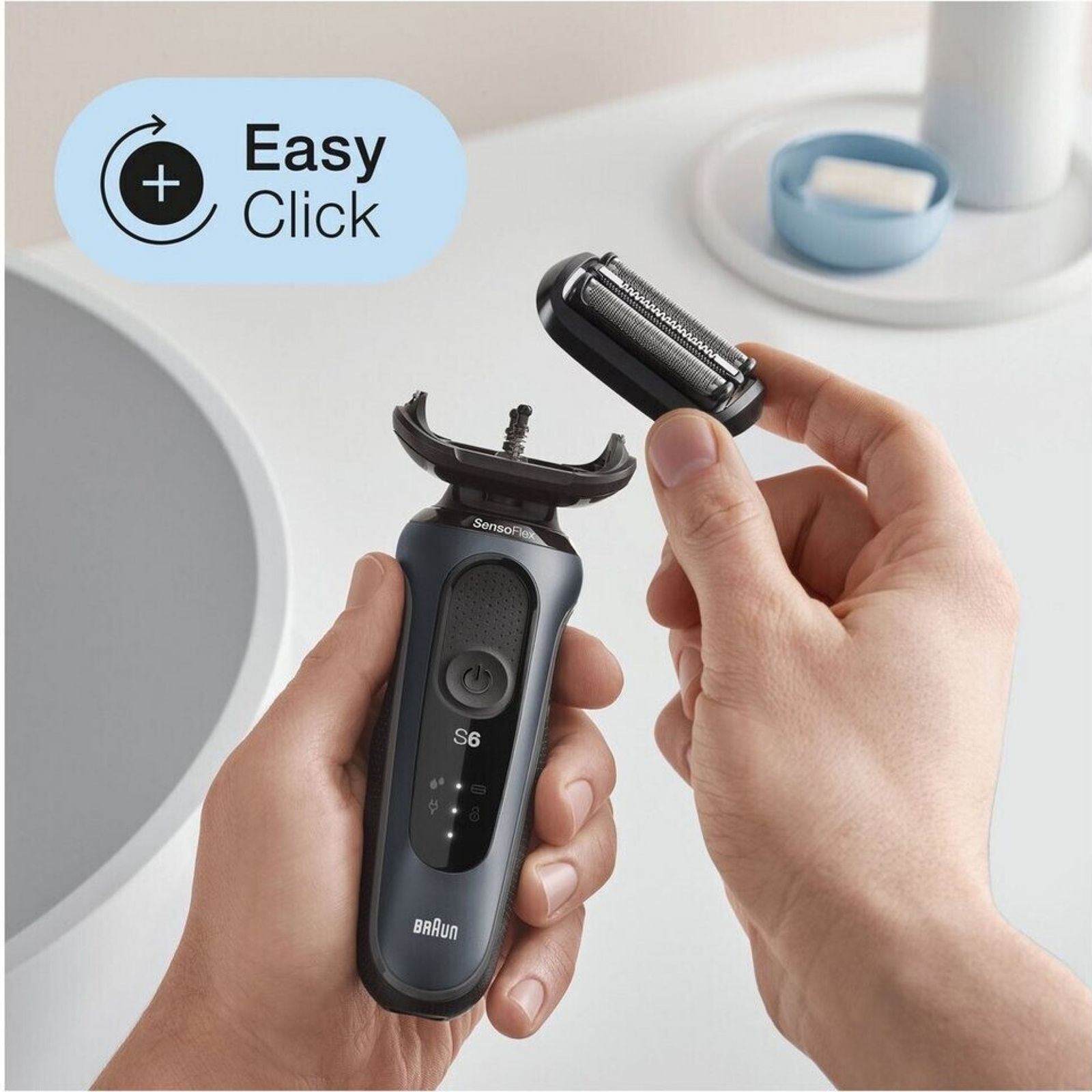ماشین اصلاح موی صورت شارژی براون مدل series6 61N1000s -  - 7