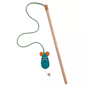 اسباب بازی گربه مدل چوب بازی طرح موش