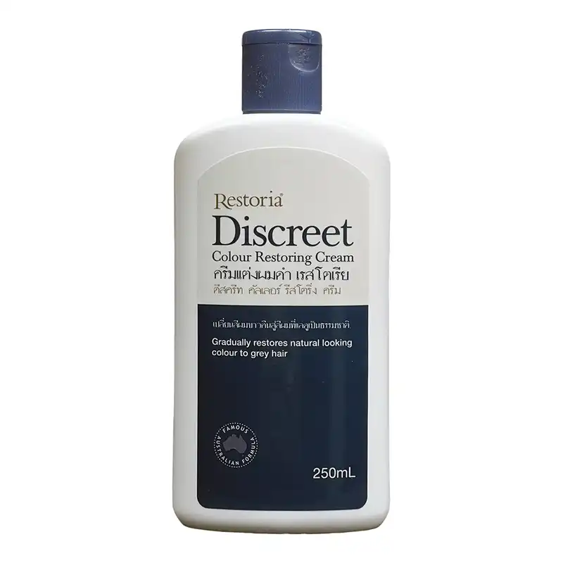 کرم رنگ مو ریستوریا مدل Discreet حجم 250 میلی لیتر رنگ مشکی
