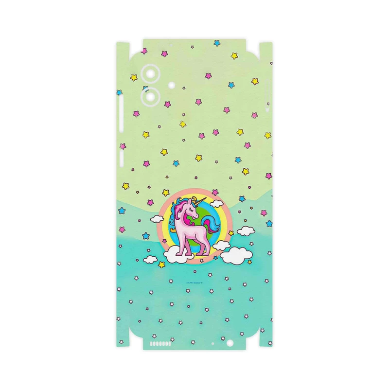 برچسب پوششی ماهوت مدل Rainbow unicorn adventure-FullSkin مناسب برای گوشی موبایل سامسونگ Galaxy A04