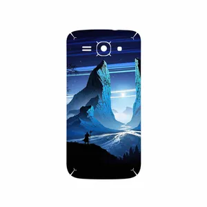 MAHOOT Blue Mountains Digital Art Cover Sticker for Huawei Ascend Y520