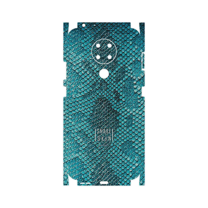 برچسب پوششی ماهوت مدل Blue Snake Skin-FullSkin مناسب برای گوشی موبایل نوکیا 3.4