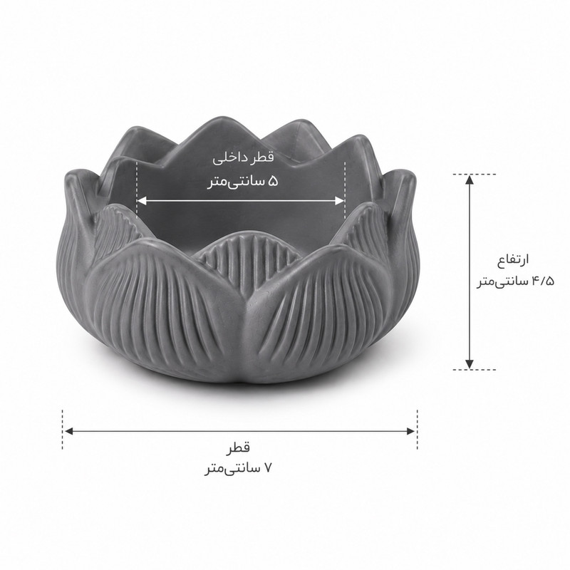 شمعدان مدل رمانس مجموعه 4 عددی