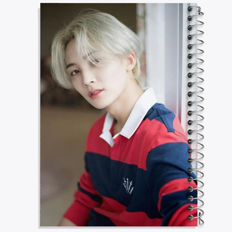 دفتر مشق 50 برگ خندالو مدل جونگهان گروه سونتین Seventeen کد 21585