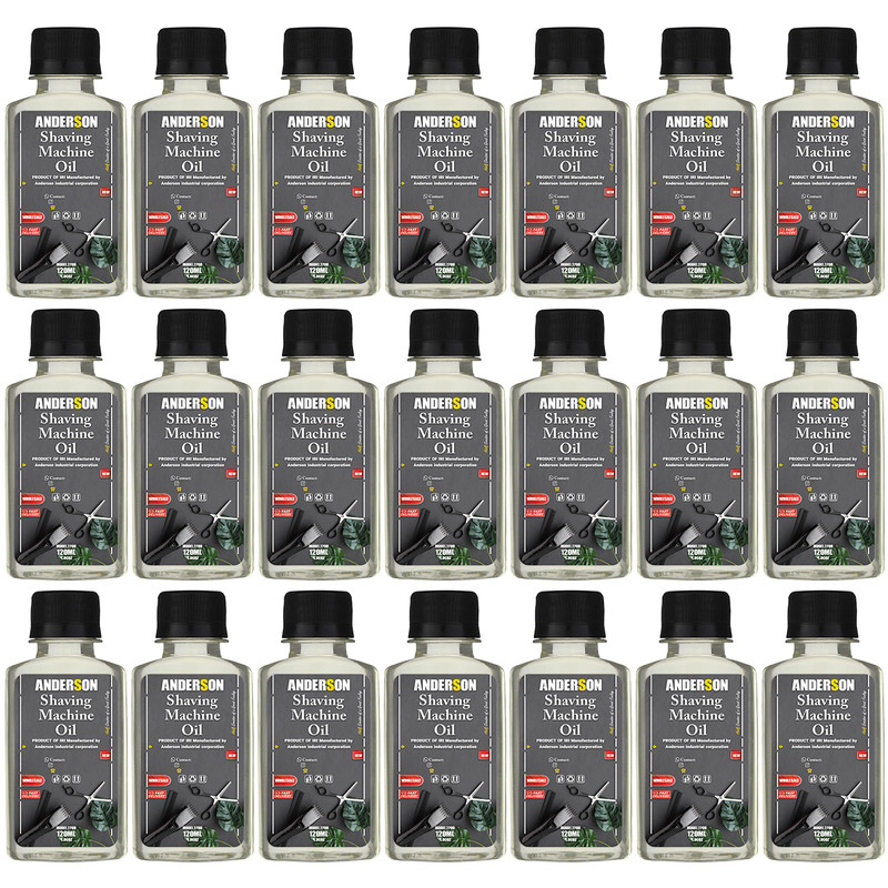 روغن ماشین اصلاح اندرسون مدل 2700 حجم 120 میلی لیتر بسته 21 عددی
