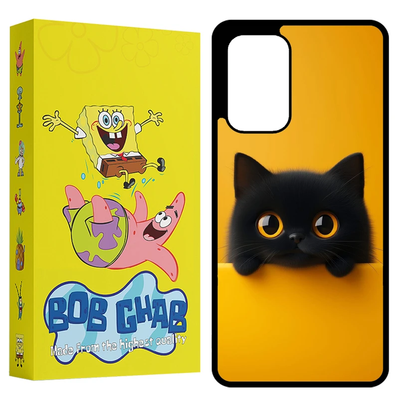 کاور باب قاب طرح گربه مدل BCPA53 مناسب برای گوشی موبایل سامسونگ Galaxy A53 5G