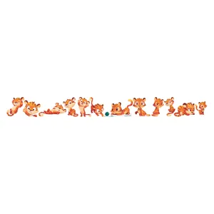استیکر دیواری کودک مدل ببری