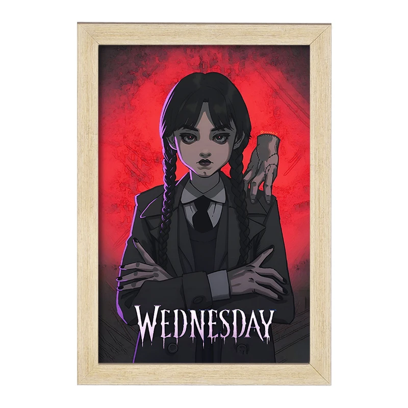 تابلو خندالو مدل ونزدی (Wednesday) کد F4951