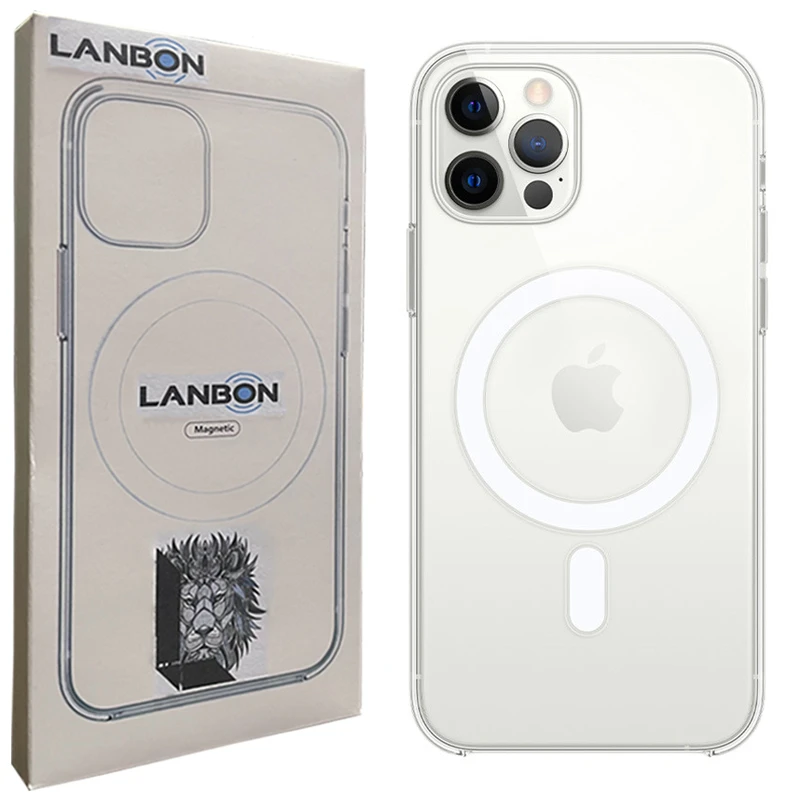 کاور لانبن مدل مگ سیف مناسب برای گوشی موبایل اپل iPhone 12 Pro