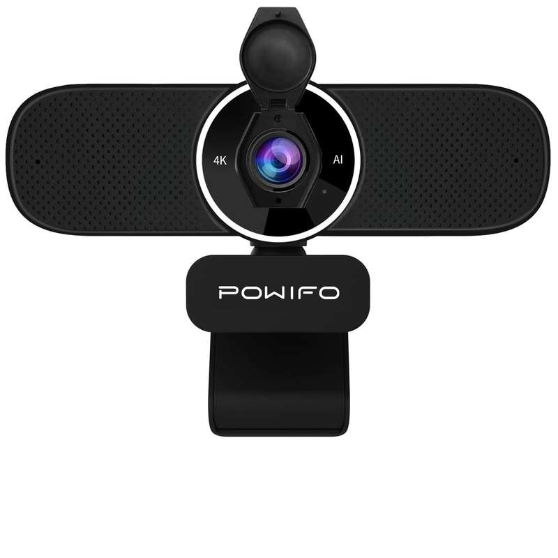 وب کم پاویفو مدل 4K AI Auto-Framing With Remote Control