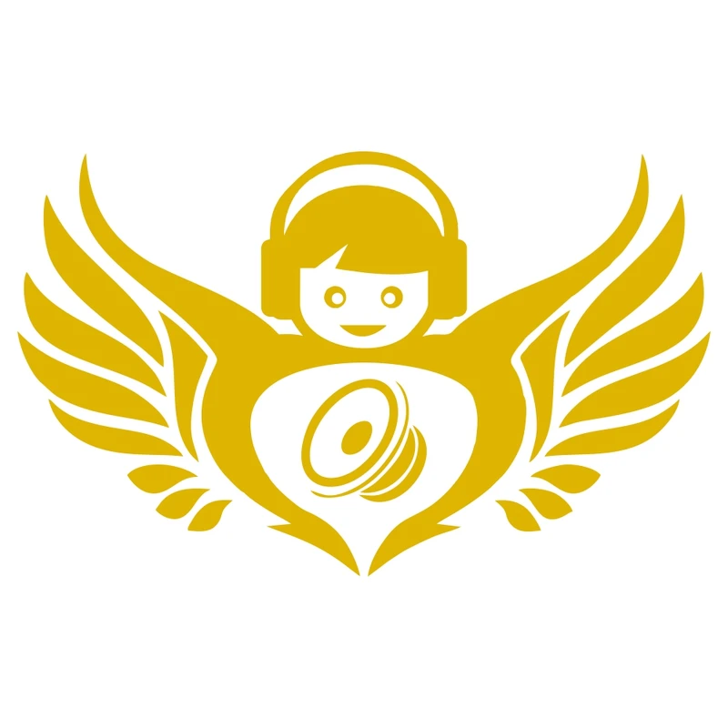 برچسب بدنه خودرو ماتریسیو طرح بال موسیقی کد M05