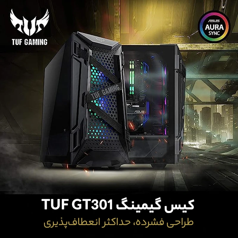 عکس شماره 9 : کیس کامپیوتر ایسوس مدل tuf gaming gt301