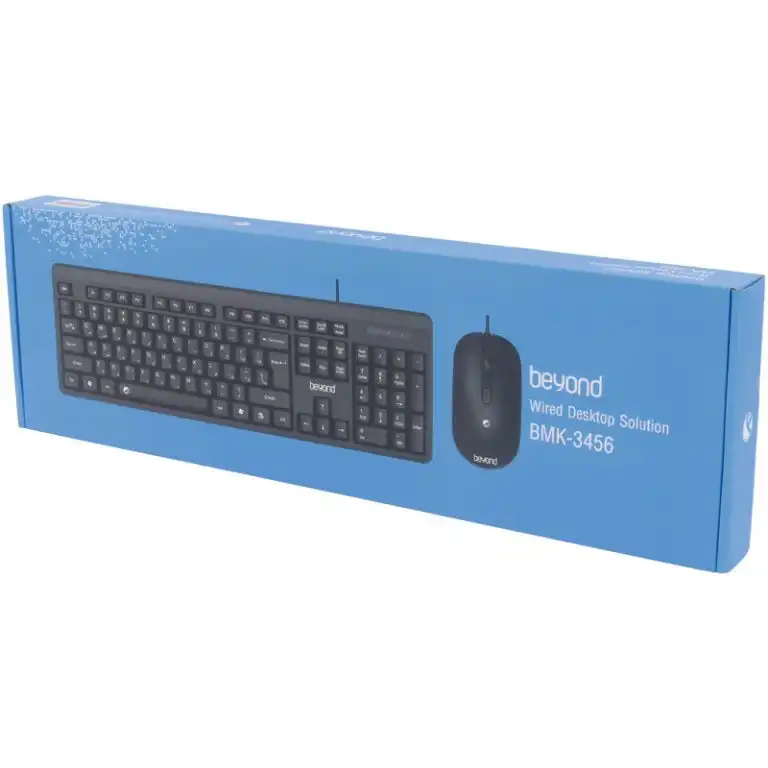 کیبورد و ماوس با سیم بیاند مدل BEYOND BMK-3456
