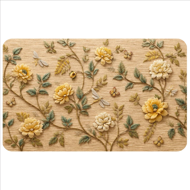 پادری مدل فلاور کیچن کد m/507 سایز 46×76 سانتی متر 