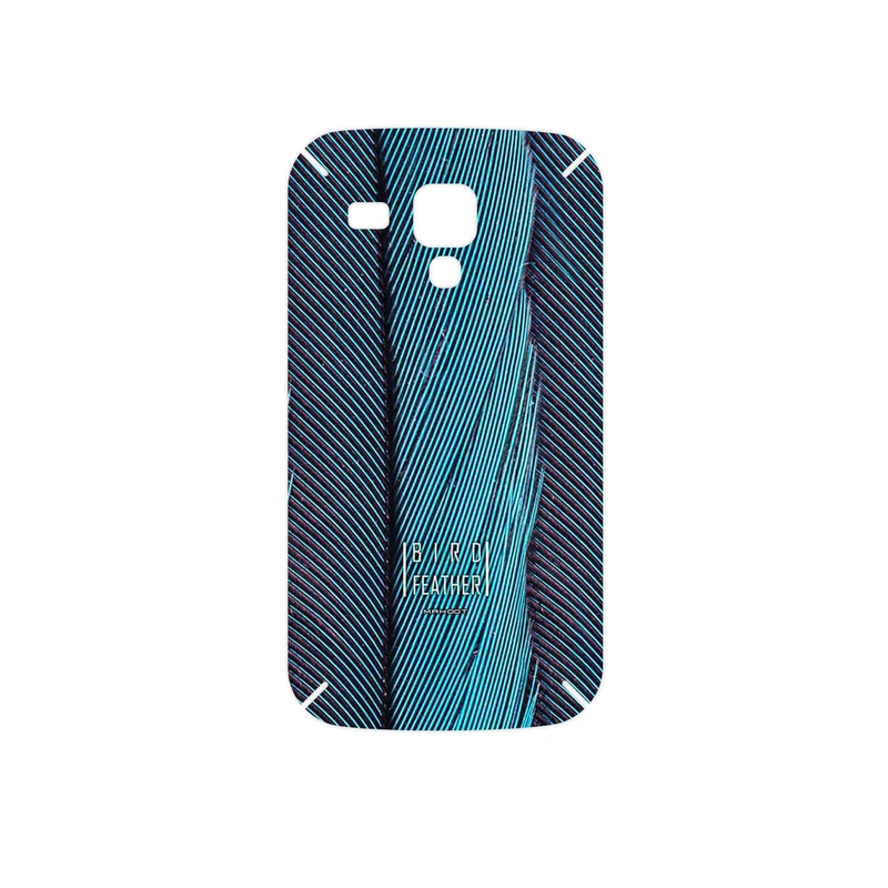 برچسب پوششی ماهوت مدل Turquoise feathers مناسب برای گوشی موبایل سامسونگ Galaxy S Duos GT S7562