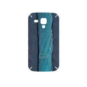 MAHOOT Turquoise feathers Cover Sticker for Samsung Galaxy S Duos GT S7562