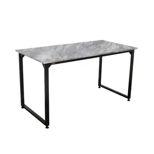 میز ناهارخوری چهار نفره دیزم مدل مونتاژی LNC_asm_120×90_GR